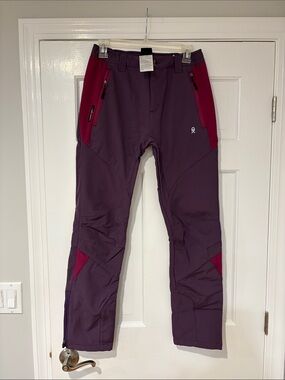Women’s  Ski/Snow Winter Softshell Windproof Pants& Plum & Berry  XS